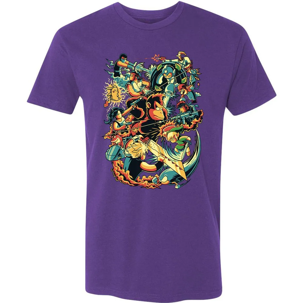 Premium Unisex T-Shirt - YNUJXF6M - Purple Rush - 7