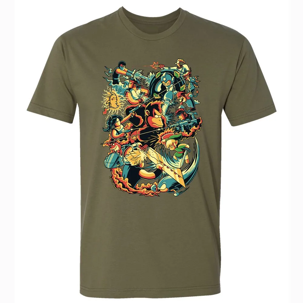Premium Unisex T-Shirt - YNUJXF6M - Military Green - 5