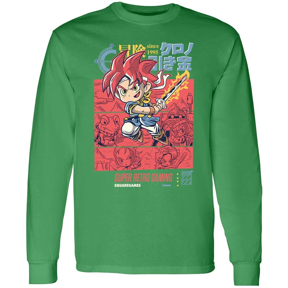 Long Sleeve T-Shirt - 51TUE3CF - Irish Green - 10