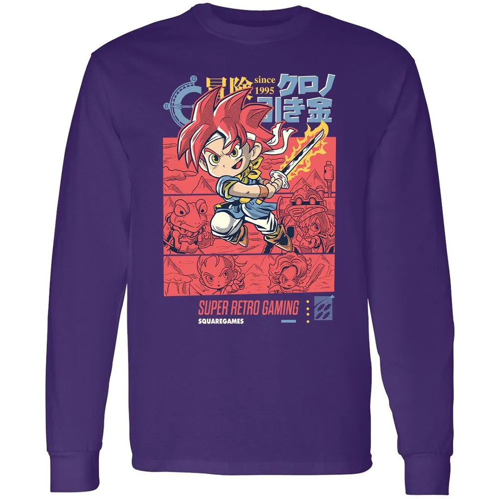 Long Sleeve T-Shirt - 51TUE3CF - Purple - 13