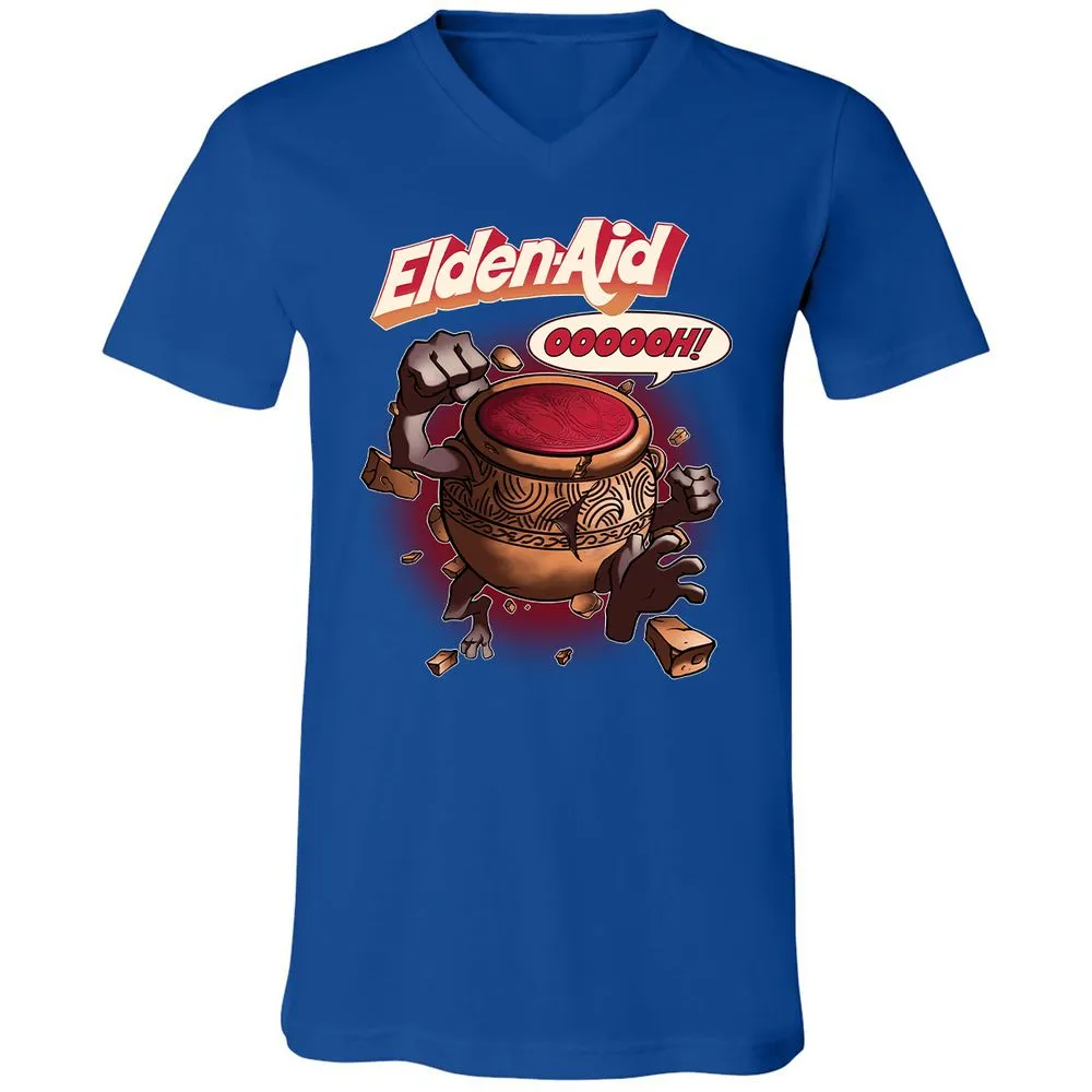 Unisex V-Neck T-Shirt - H6X4GM9E - True Royal - 4