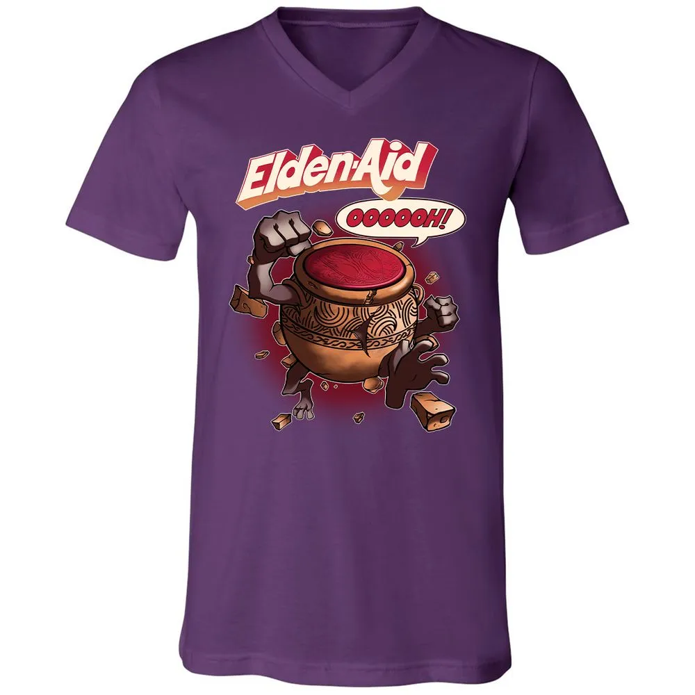 Unisex V-Neck T-Shirt - H6X4GM9E - Team Purple - 9