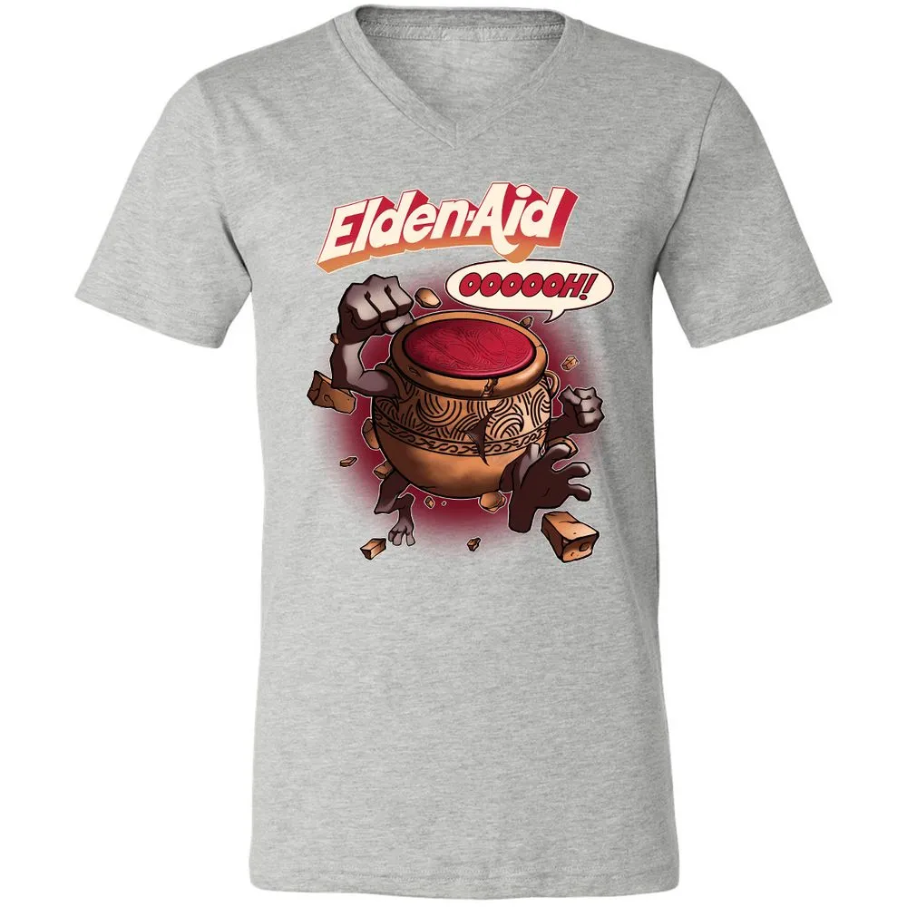 Unisex V-Neck T-Shirt - H6X4GM9E - Athletic Heather - 7
