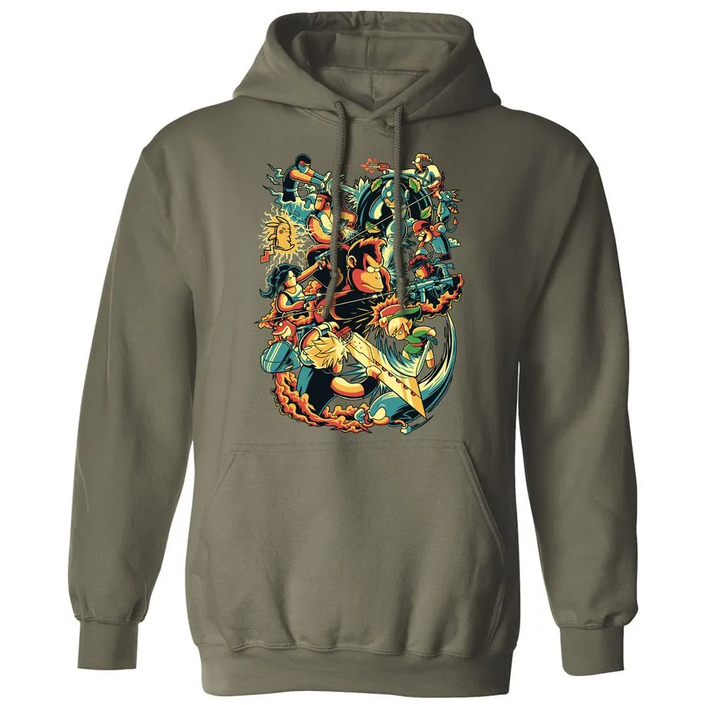 Classic Unisex Hoodie - K8SSA7NQ - Military Green - 4