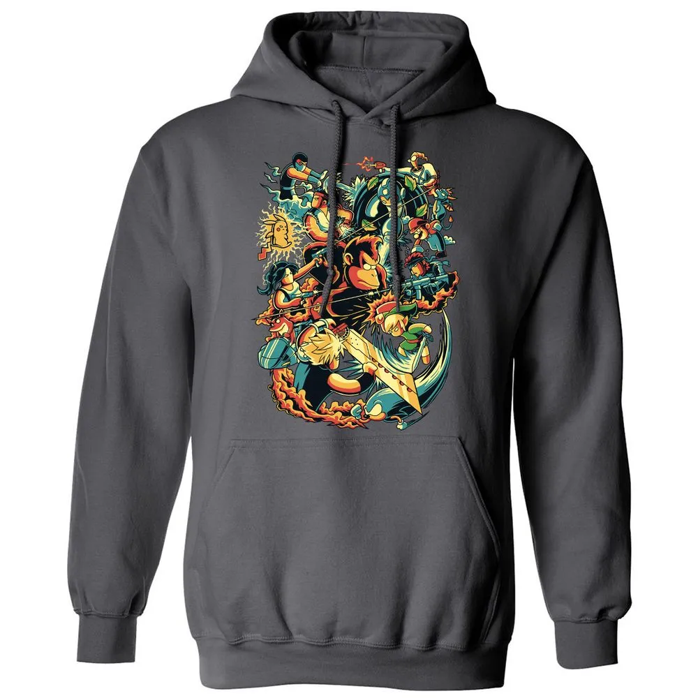 Classic Unisex Hoodie - K8SSA7NQ - Charcoal - 7