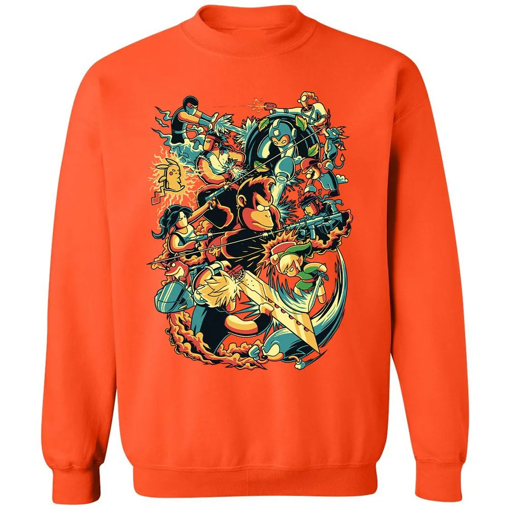 Classic Unisex Sweatshirt - PURNQTF7 - Orange - 10