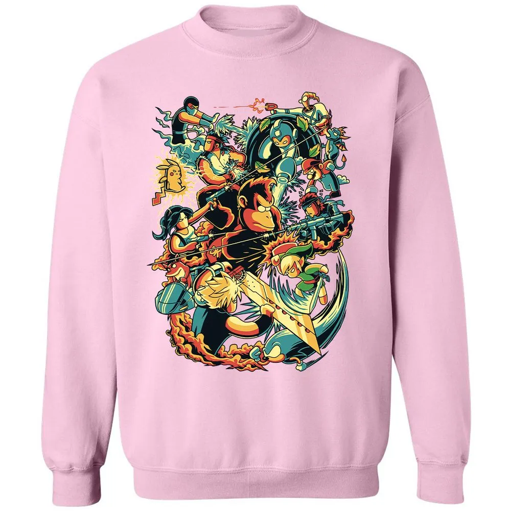 Classic Unisex Sweatshirt - PURNQTF7 - Light Pink - 3