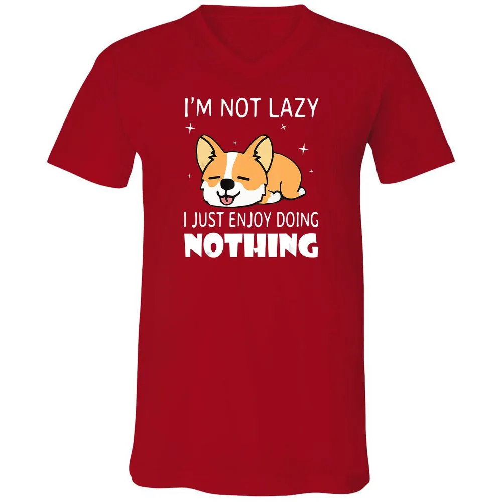 Unisex V-Neck T-Shirt - XENE263T - Red - 3