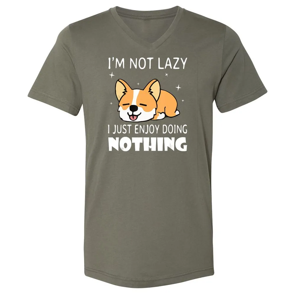 Unisex V-Neck T-Shirt - XENE263T - Military Green - 10