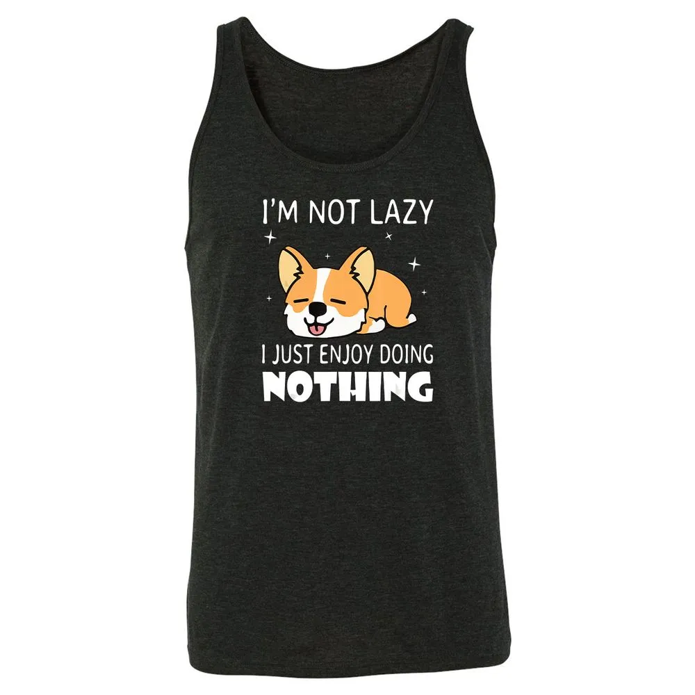 Unisex Jersey Tank - 4M4PB625 - Charcoal Black Triblend - 5