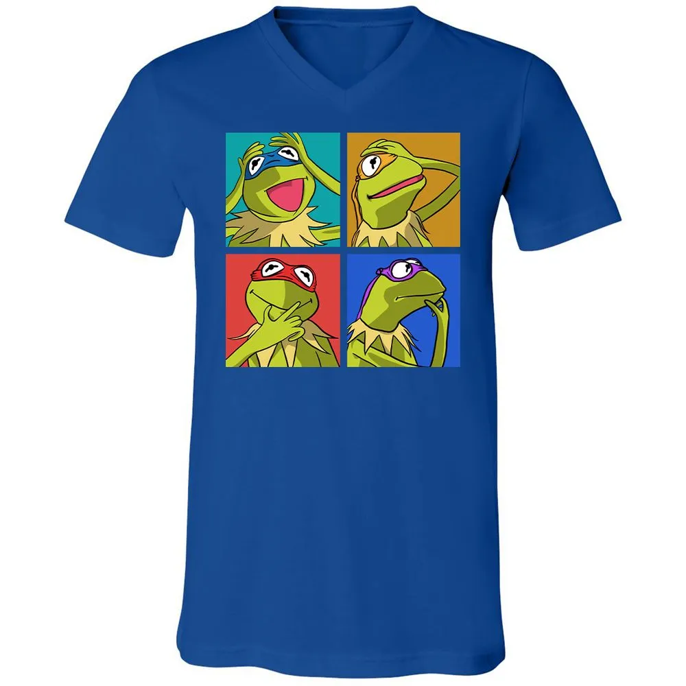 Unisex V-Neck T-Shirt - AVP34FVM - True Royal - 4
