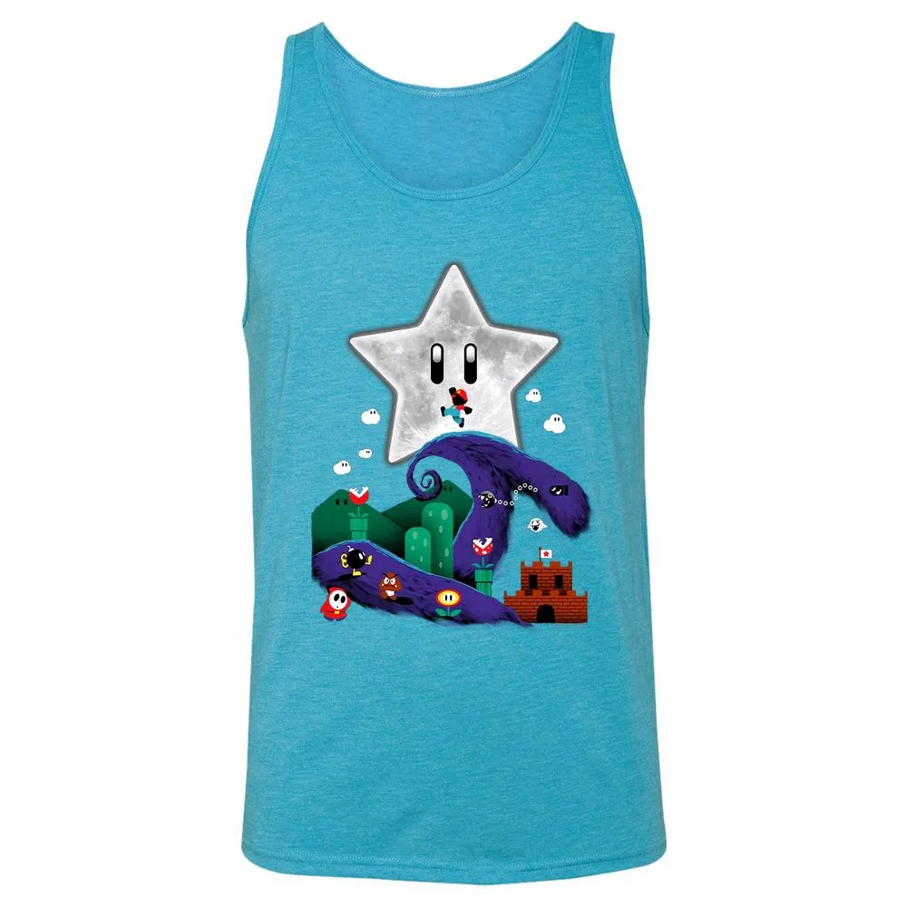 Unisex Jersey Tank - W2Q6VBGC - Aqua Triblend - 3