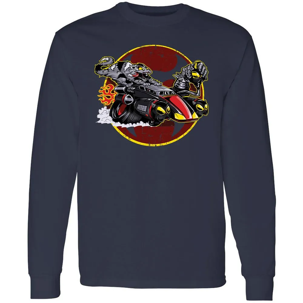 Long Sleeve T-Shirt - 56ETCBNB - Navy - 2