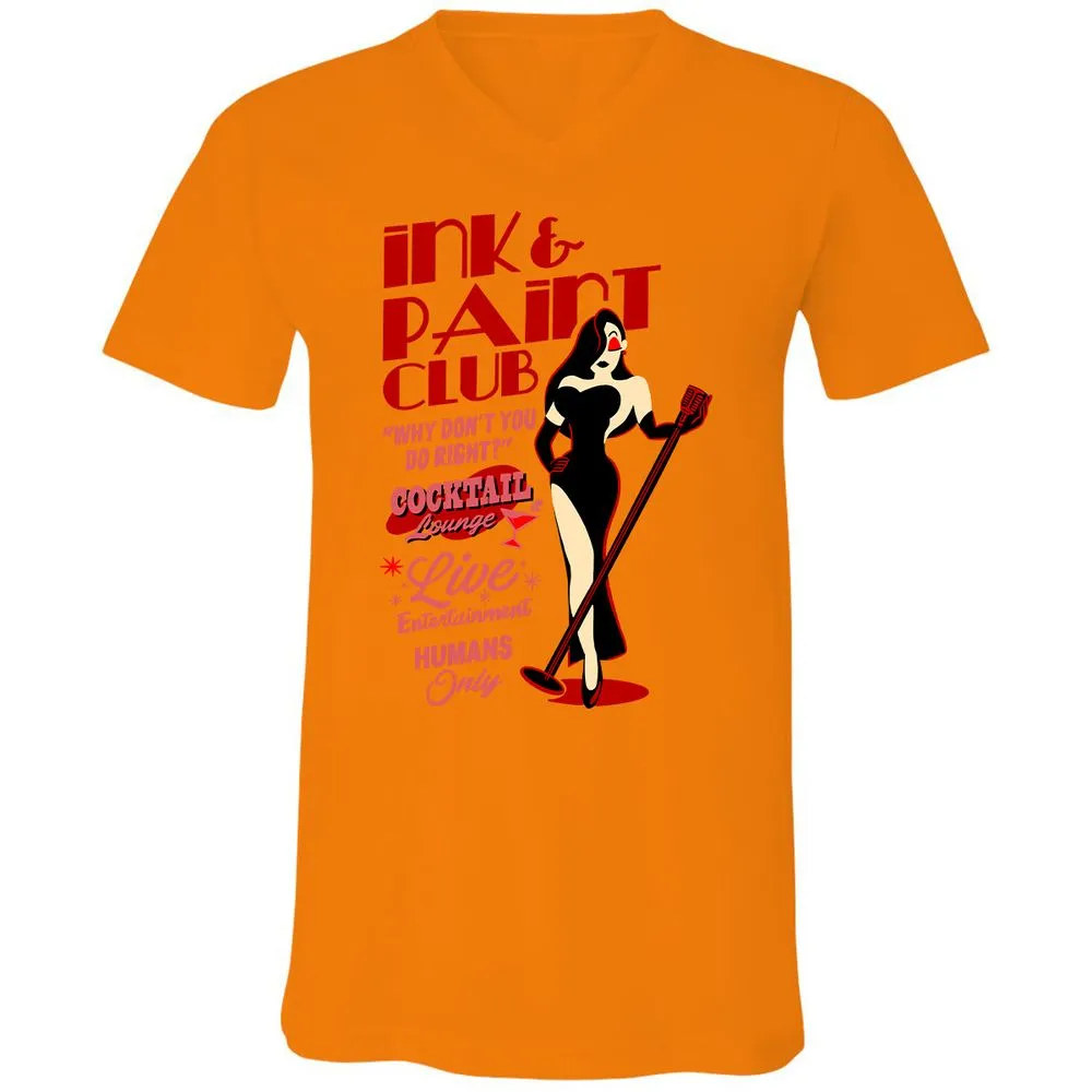 Unisex V-Neck T-Shirt - 3X1G26ZN - Orange - 11