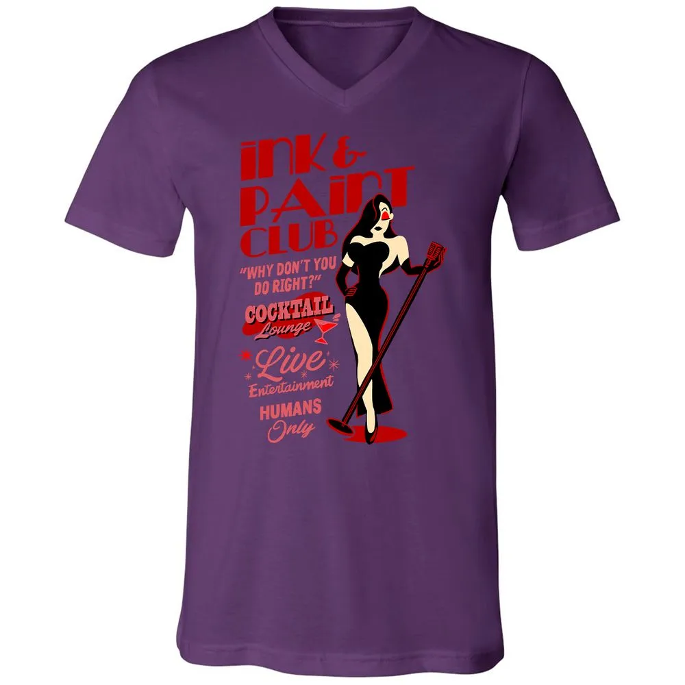 Unisex V-Neck T-Shirt - 3X1G26ZN - Team Purple - 9