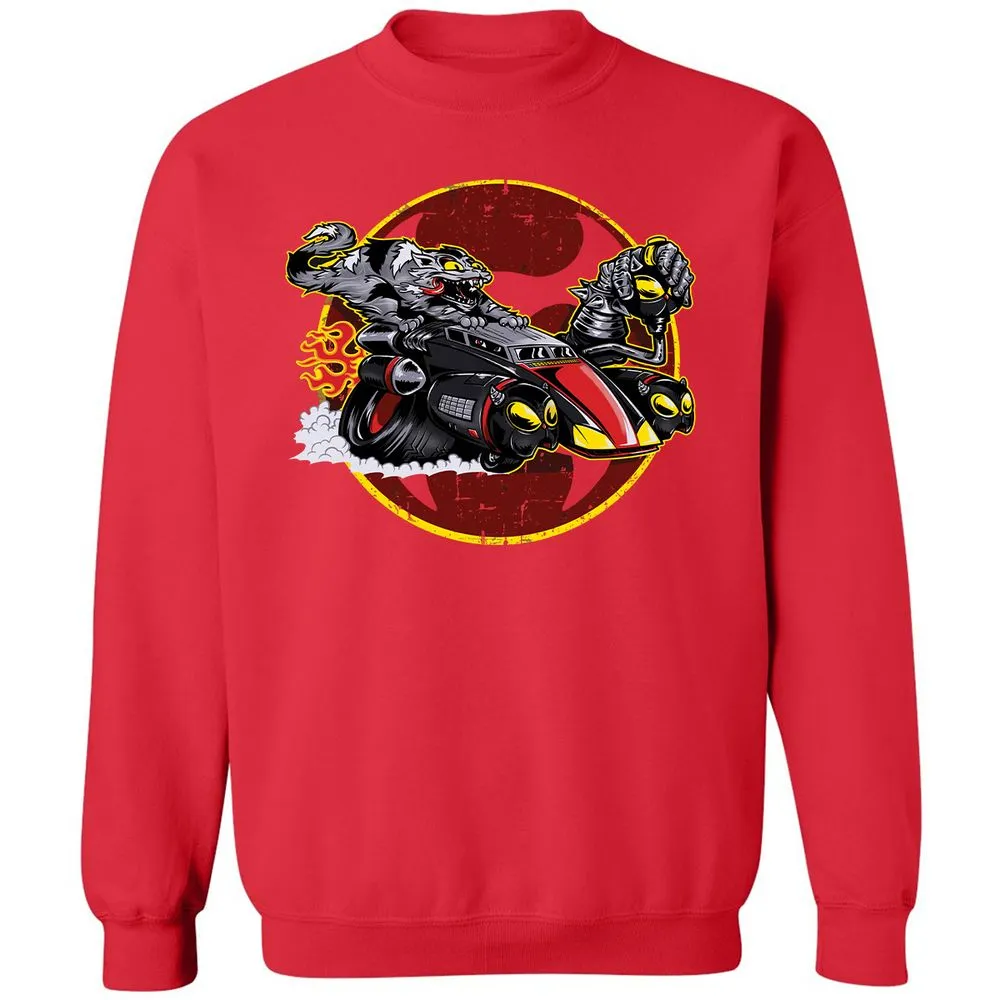 Classic Unisex Sweatshirt - TFUFD5KP - Red - 5