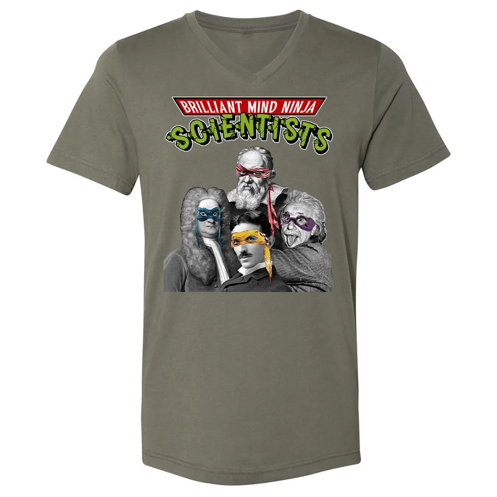 Unisex V-Neck T-Shirt - V48F1S6Y - Military Green - 10