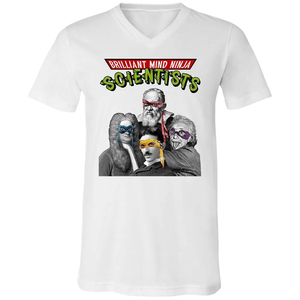 Unisex V-Neck T-Shirt - V48F1S6Y - White - 5