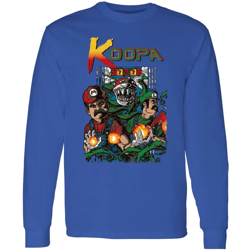 Long Sleeve T-Shirt - 6DQ7UEZJ - Royal - 8