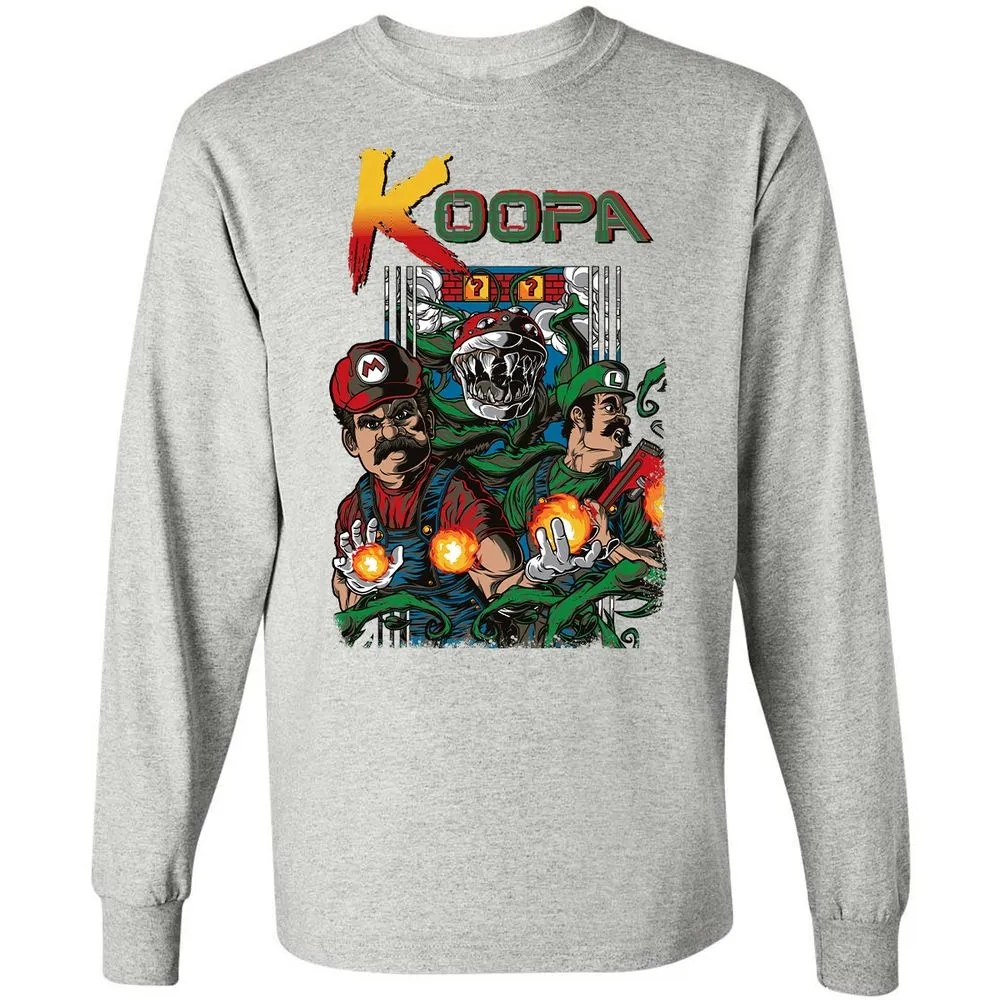 Long Sleeve T-Shirt - 6DQ7UEZJ - Ash - 7