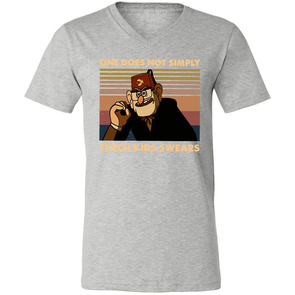 Unisex V-Neck T-Shirt - NA4M9JWR - Athletic Heather - 7