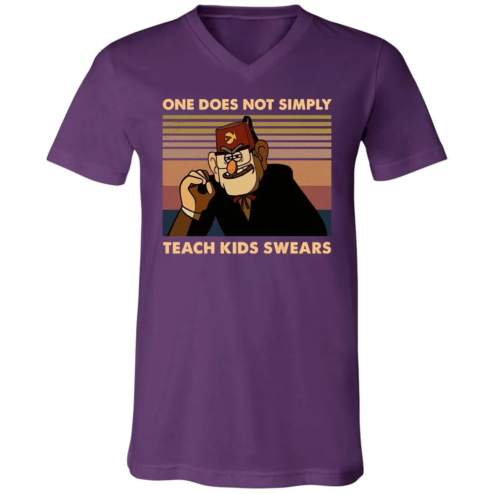 Unisex V-Neck T-Shirt - NA4M9JWR - Team Purple - 9