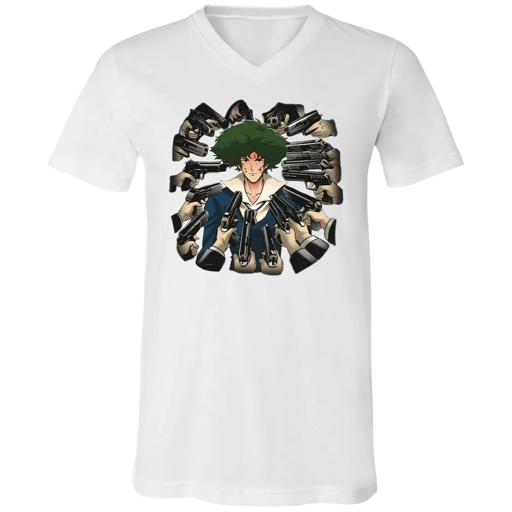 Unisex V-Neck T-Shirt - 29QX9W7P - White - 5