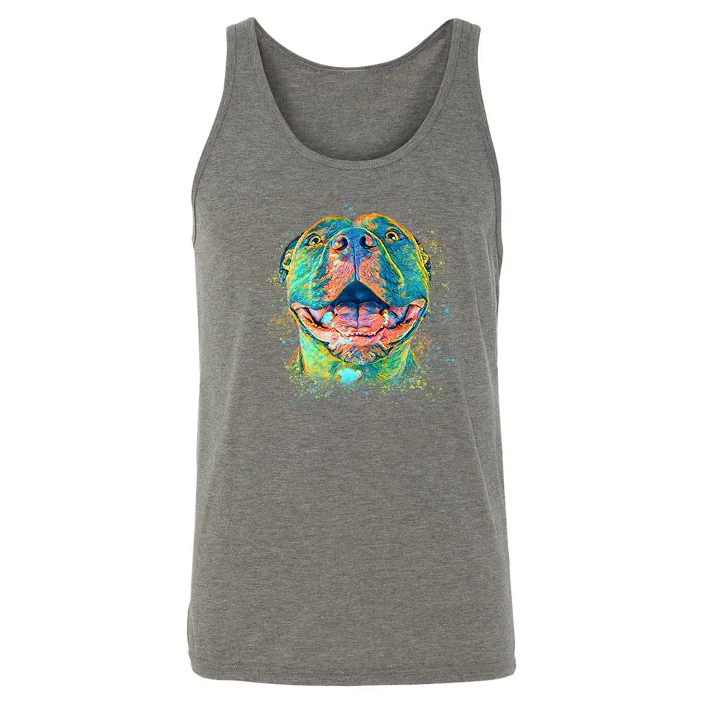 Unisex Jersey Tank - BG5JZFHK - Grey Triblend - 8