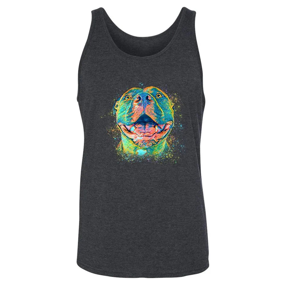 Unisex Jersey Tank - BG5JZFHK - Dark Grey Heather - 6