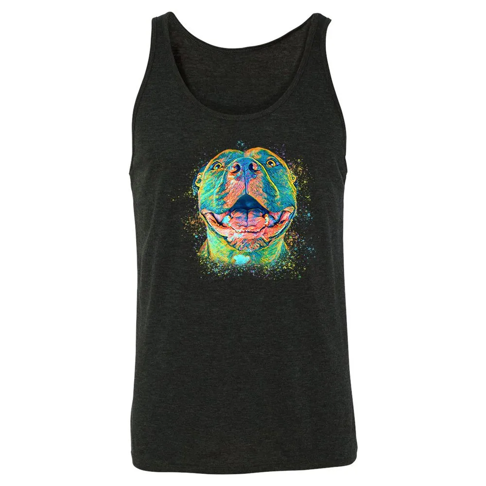 Unisex Jersey Tank - BG5JZFHK - Charcoal Black Triblend - 5