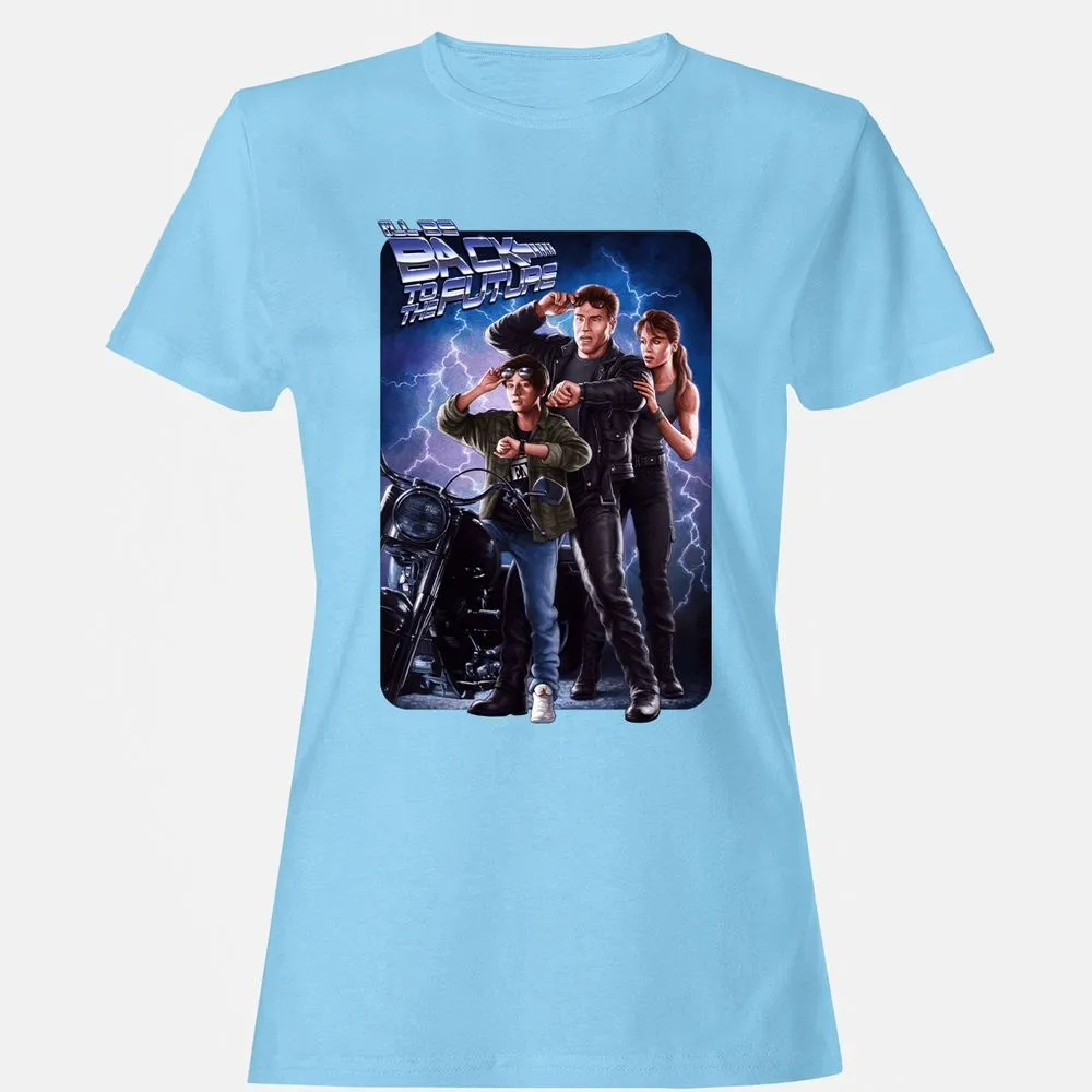 Women's T-Shirt - QB1G4DRN - Light Blue - 8