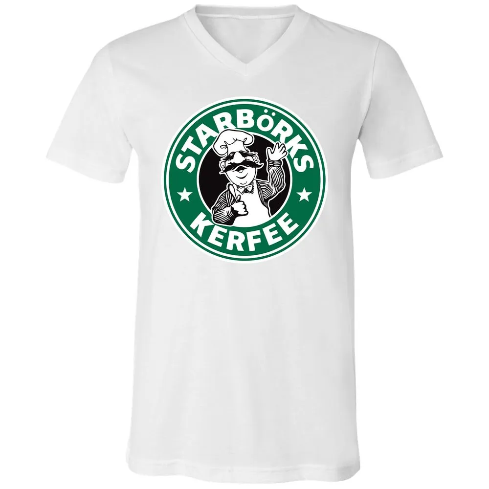 Unisex V-Neck T-Shirt - T8C2C89L - White - 5