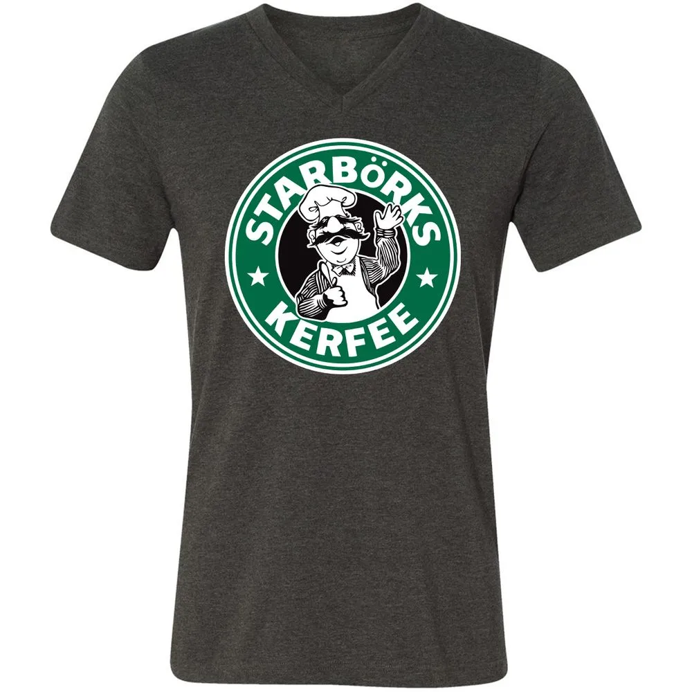 Unisex V-Neck T-Shirt - T8C2C89L - Dark Grey Heather - 8
