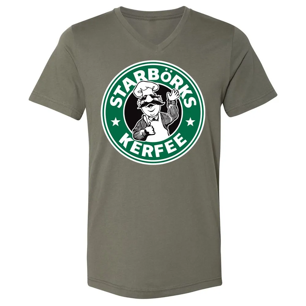 Unisex V-Neck T-Shirt - T8C2C89L - Military Green - 10