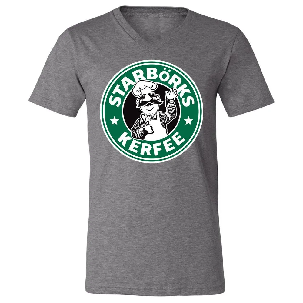 Unisex V-Neck T-Shirt - T8C2C89L - Deep Heather - 13