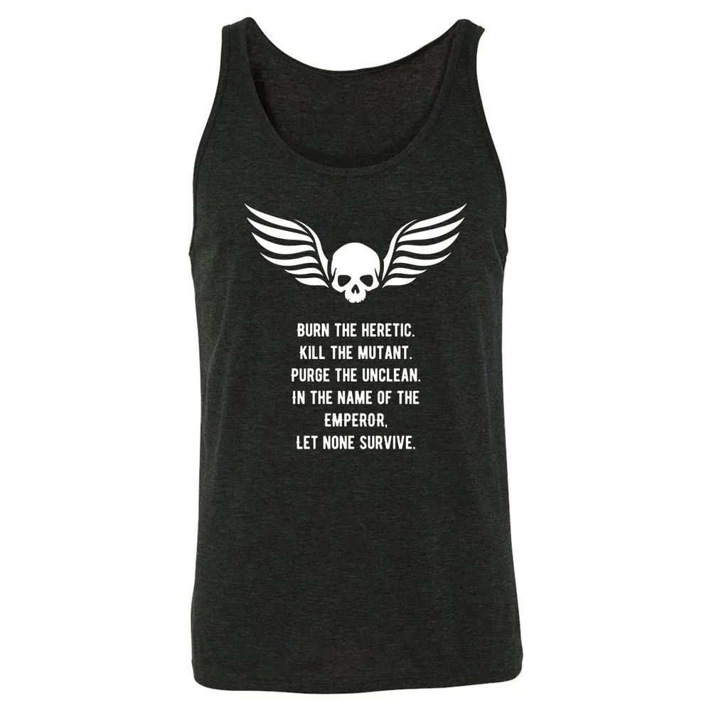 Unisex Jersey Tank - F9ZH43ZS - Charcoal Black Triblend - 5