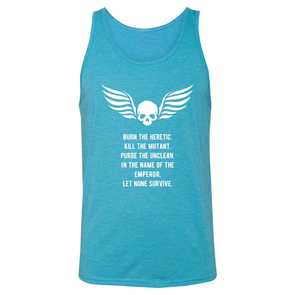 Unisex Jersey Tank - F9ZH43ZS - Aqua Triblend - 3