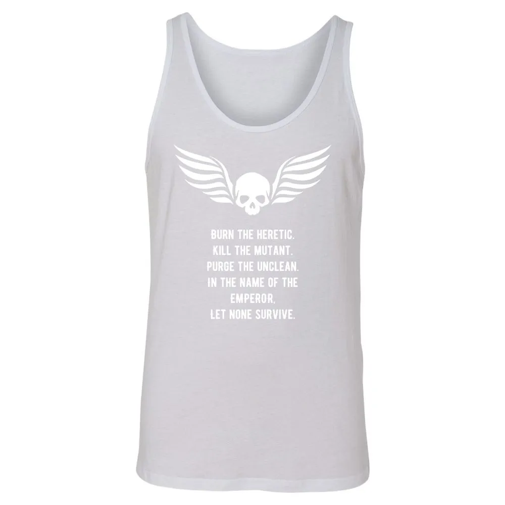 Unisex Jersey Tank - F9ZH43ZS - White - 14