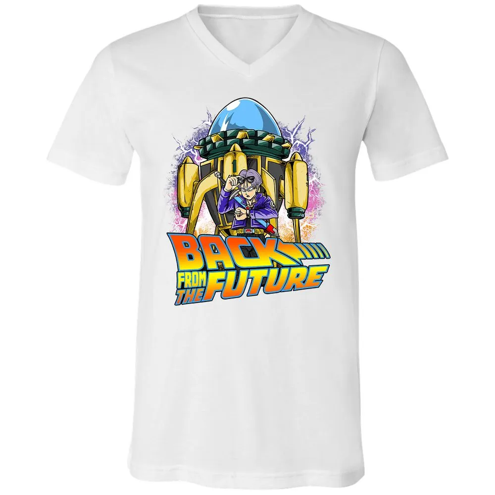 Unisex V-Neck T-Shirt - H3YCMJYU - White - 5