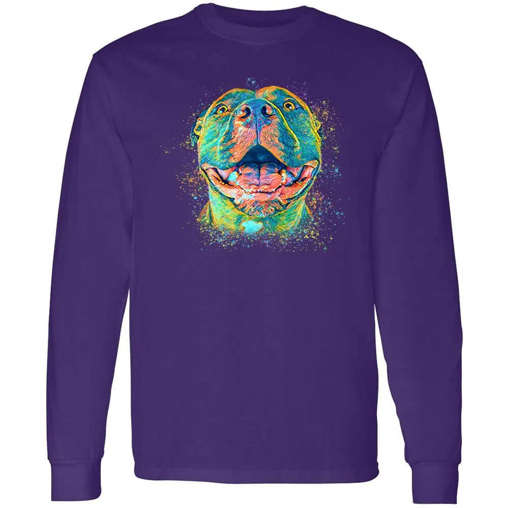 Long Sleeve T-Shirt - 6X2UKE8J - Purple - 13