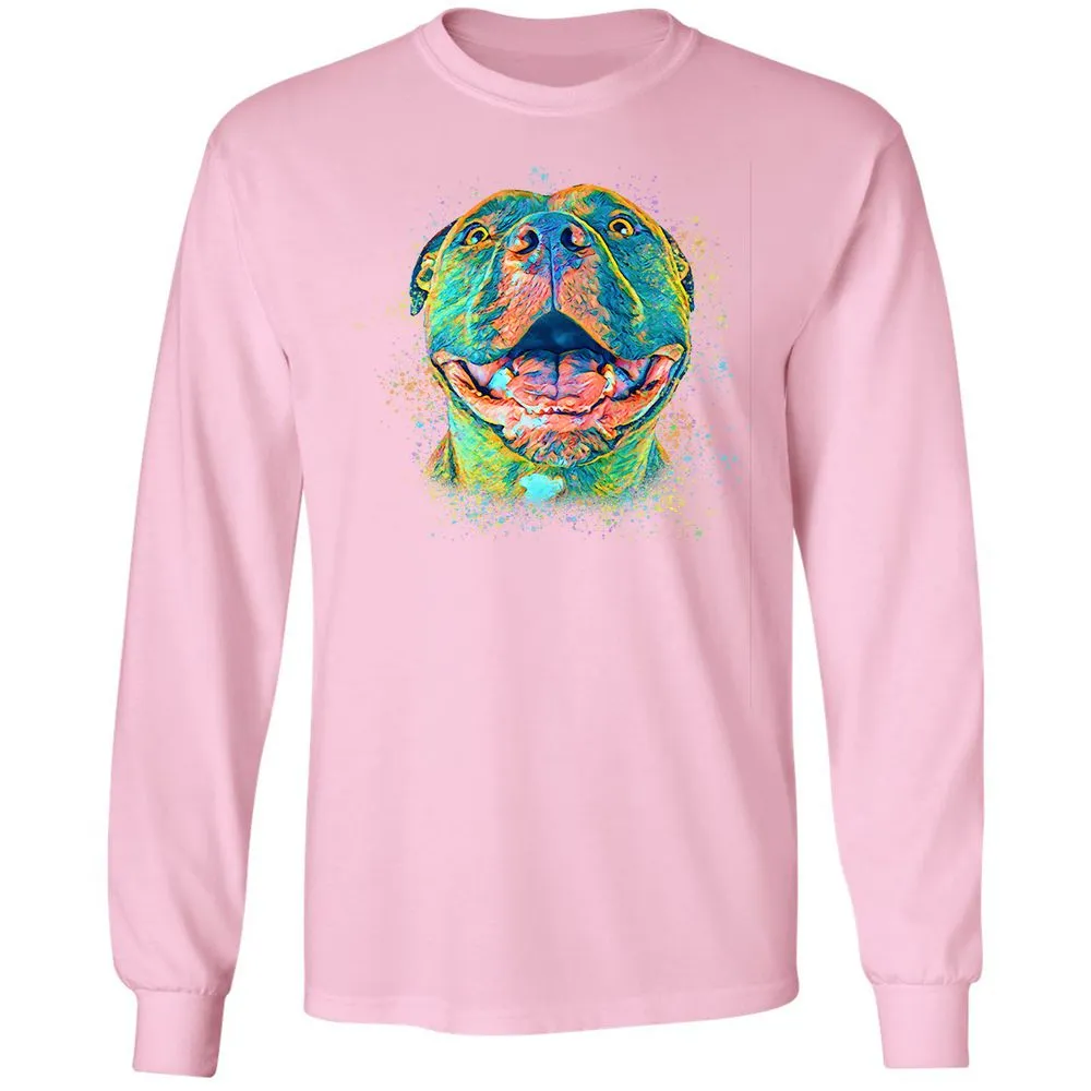 Long Sleeve T-Shirt - 6X2UKE8J - Light Pink - 3