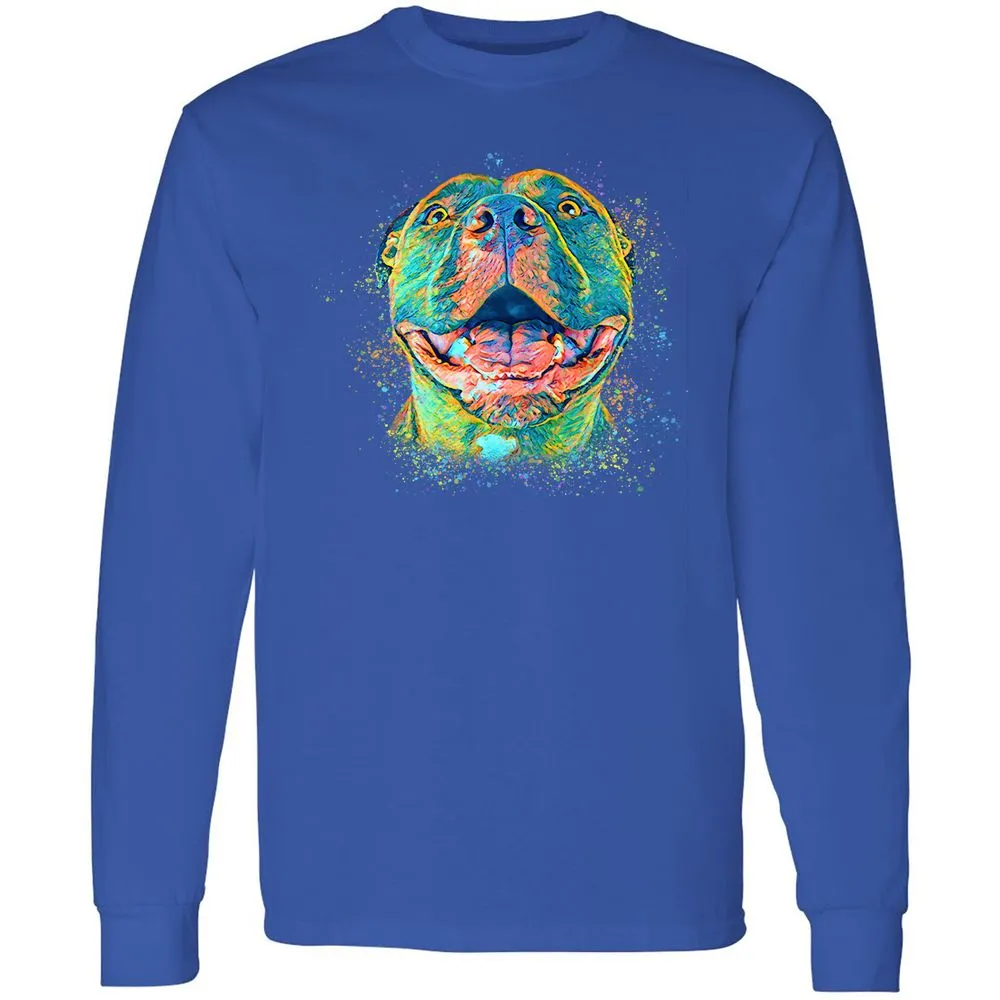 Long Sleeve T-Shirt - 6X2UKE8J - Royal - 8