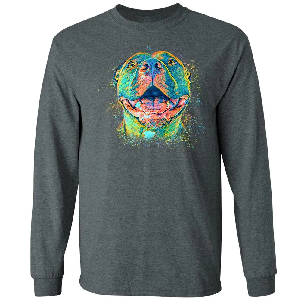 Long Sleeve T-Shirt - 6X2UKE8J - Dark Heather - 15