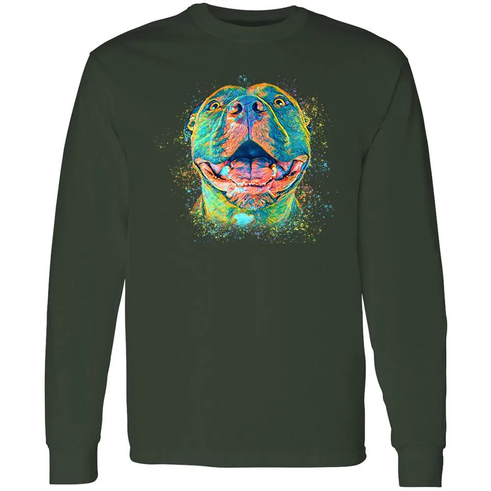 Long Sleeve T-Shirt - 6X2UKE8J - Forest Green - 4