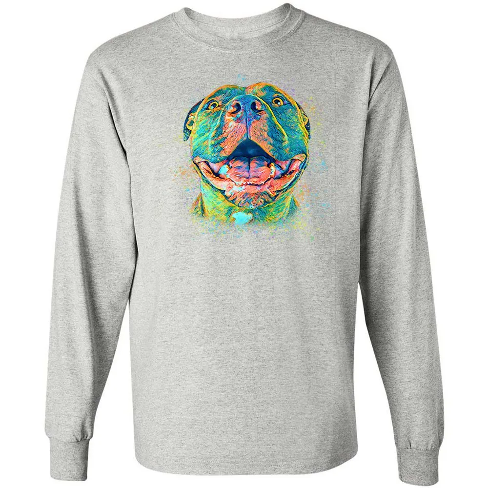 Long Sleeve T-Shirt - 6X2UKE8J - Ash - 7