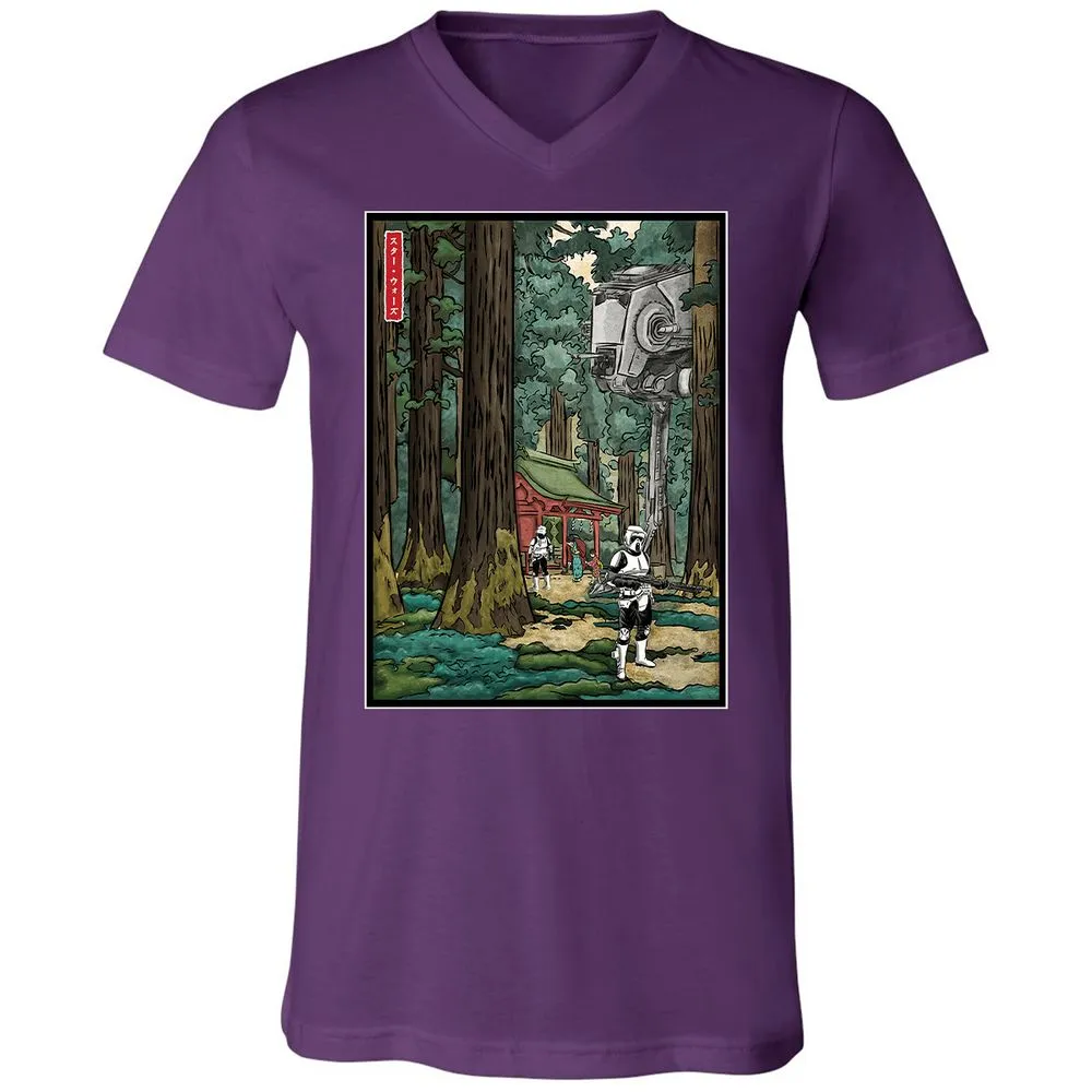 Unisex V-Neck T-Shirt - MZQF5PT5 - Team Purple - 9