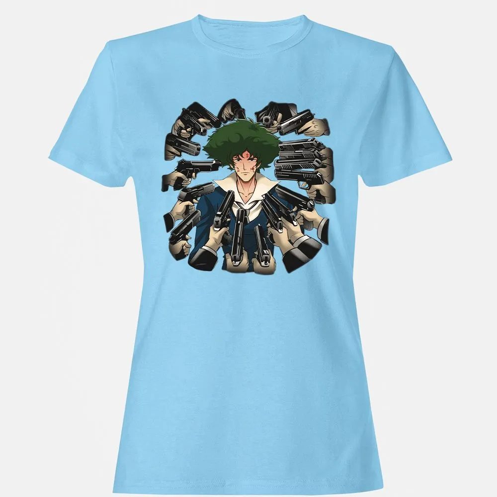Women's T-Shirt - GQKZUUNY - Light Blue - 8