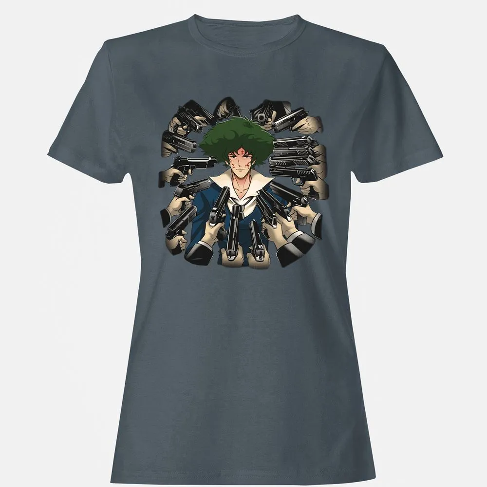 Women's T-Shirt - GQKZUUNY - Charcoal - 3