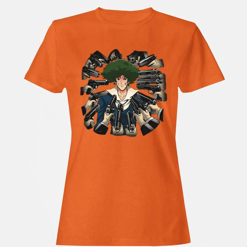 Women's T-Shirt - GQKZUUNY - Orange - 11