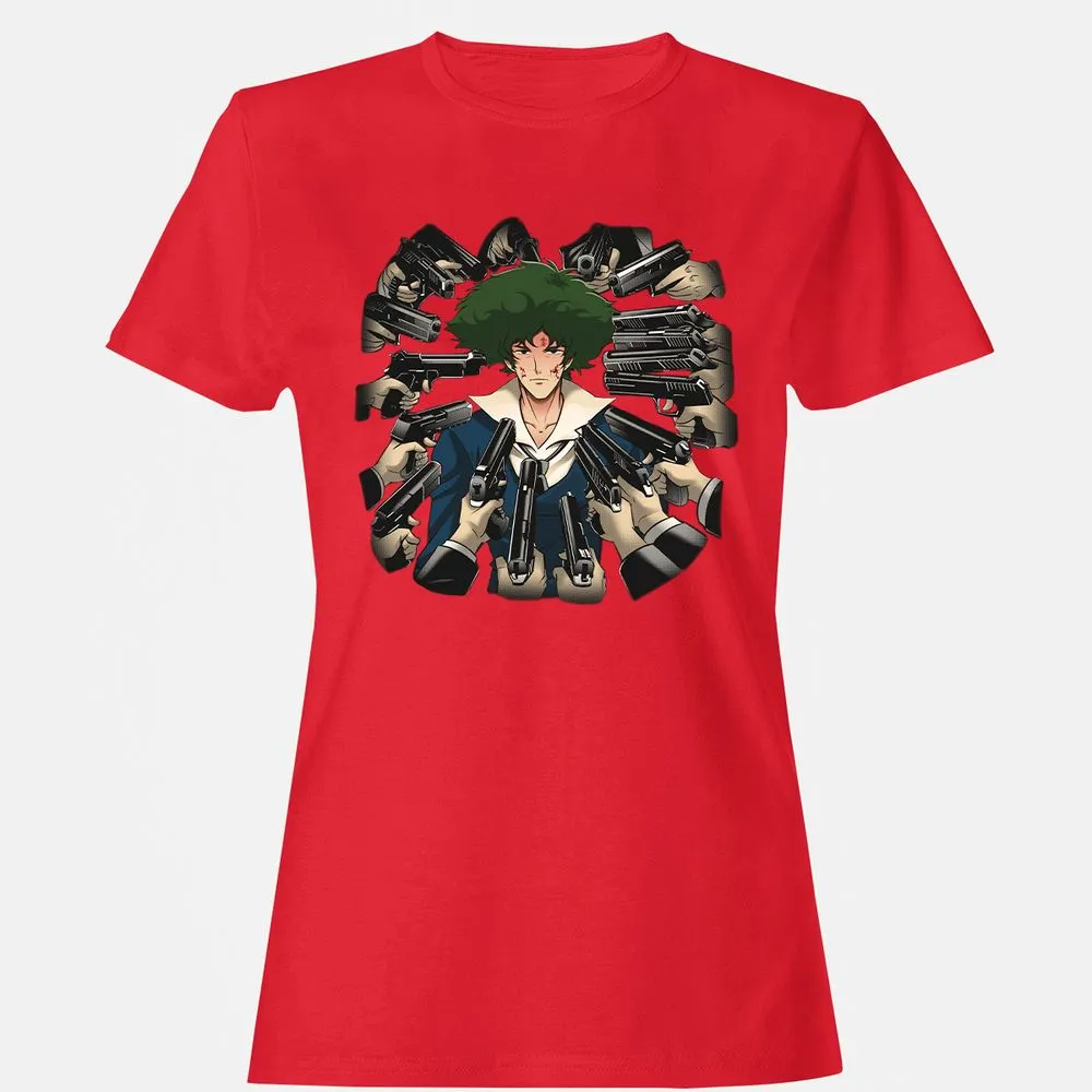Women's T-Shirt - GQKZUUNY - Red - 13
